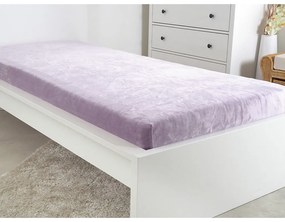 Lenzuolo in microflanella viola 90x200 cm Exclusive - B.E.S.