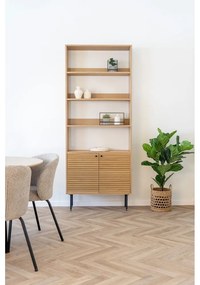 Libreria effetto rovere colore naturale 80x200 cm Kyoto - House Nordic