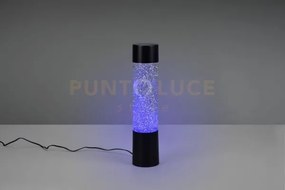 Glitter lampada da tavolo led rgb con effetto glitter h. 34cm 0,9w
