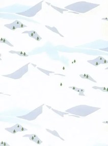 Ferm Living Carta da parati snow scene - Snow Scene