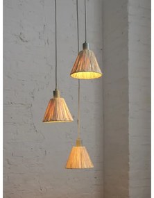 Ledvance - Lampadario a sospensione con filo DECOR RAFFIA 3xE27/15W/230V bastone di rafia