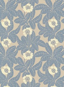 Långelid / von Brömssen Carta da parati Primula - Faded Denim
