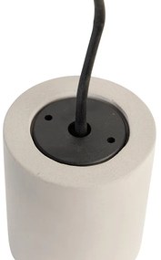 Faretto da soffitto in cemento rurale rotondo - Deep