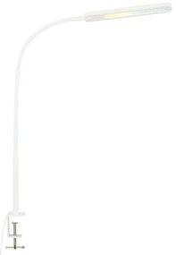 Lampada Da Tavolo Moderna Servo Metallo Bianco Led 6,5W 3000K