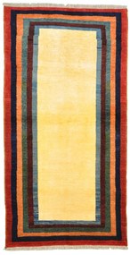 Gabbeh Tappeto persiano 100x200 Beige (Iran) Annodato A Mano