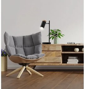 Lampada da tavolo LAGOS 1xGU10/15W/230V nero/marrone