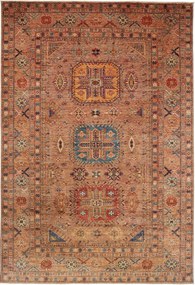 Kazak Tappeto 300x200 Marrone (Pakistan) Annodato A Mano