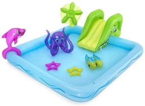 Bestway - Parco Giochi Acquatico 239x206x86 Gioco Piscina Gonfiabile con Scivolo Bambini