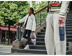 Borraccia termica rosa in acciaio inox 890 ml IceFlow™ Flip Straw 2.0 Tumbler Cherry Blossom – Stanley