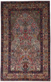 Kerman Tappeto 140 x 220 (Iran) Annodato A Mano