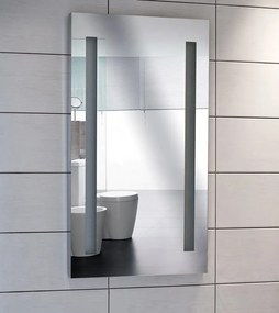 Specchio bagno rettangolare 50x90cm a led KAM-1392 - KAMALU