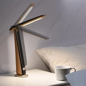 Lampada da tavolo LED dimmerabile ricaricabile TOP LED/4W/5V 1800 mAh 3000/4000/5000K marrone/nero