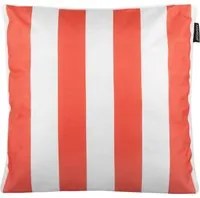 Cuscino divano righe corallo 50x50 cm idrorepellente