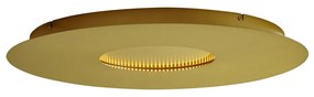 Plafoniera moderna oro 60cm incl. LED dimmerabile a 3 livelli - Morning