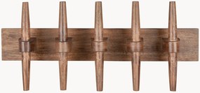 Appendiabiti in legno di mango con ganci Jakub
