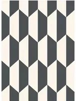 Cole & Son Carta da parati Tile - Black/ White
