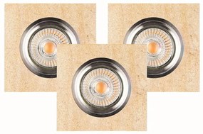 Spot-Light 2515339 Set 3x LED incasso VITAR 1xGU10/5W/230V sabbia