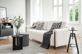 Divano color crema allungabile/con contenitore e rivestimento in bouclé 244 cm Arcadova – ELTAP