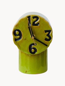 Orologio da tavolo in ceramica dipinto a mano Retro