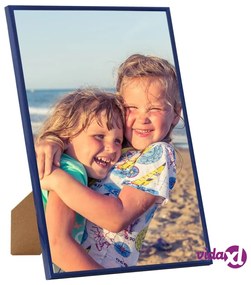 vidaXL Cornici Foto Collage 3 pz da Parete o Tavolo Blu 42x59,4 cm MDF