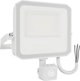 Faro LED 50W IP65 Bianco con Sensore di Movimento e OSRAM chip LED Colore Bianco Caldo 3.000K