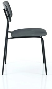 Sedie da pranzo nere in un set di 2 Primary - Tomasucci