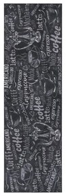 Tappeto nero 50x150 cm Wild Coffee Board - Hanse Home