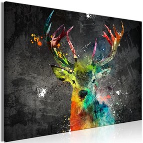 Quadro  Rainbow Deer (1 Part) Wide  Larghezza x Altezza Home decor 90x60