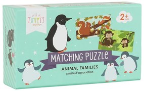 A Little Lovely Company - puzzle di abbinamento - famiglie di animali