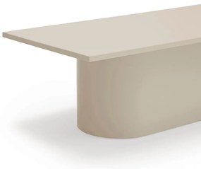 Tavolino da salotto color crema 50x111 cm Totem – Teulat