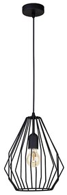 Lampadario a sospensione con filo BRYLANT BLACK 1xE27/60W/230V