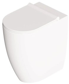 Wc a Terra H 50 Senza Brida Alice Ceramica "Form" Bianco Lucido