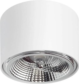 Applique da soffitto per lampade AR111 Fissa Bianca