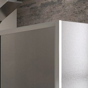 Kamalu - box doccia 110x70 vetro buccia d'arancia altezza 180cm  k410ns