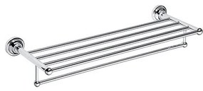 Portasciugamani 66,5x12 cm, finitura argento