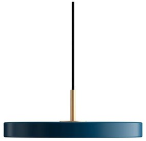 Lampada a sospensione a LED in colore petrolio con paralume in metallo ø 31 cm Asteria Mini - UMAGE