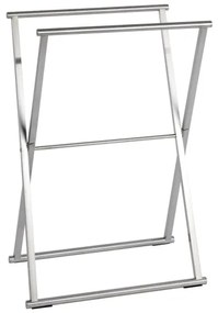 WENKO 22476100 - Porta asciugamani LAVA 53,5x80,5 cm acciaio inox/argento