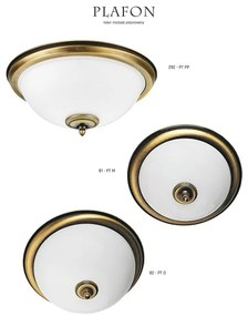 Jupiter 82 PTD - Plafoniera PLAFON 2xE27/40W/230V opale