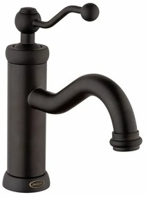 Rubinetto per lavabo a canna media Lingaa nero spazzolato opaco JACUZZI RUBINETTERIA