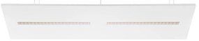 Pannello LED Sospeso 120x30 28W/36W/42W CCT CRI92 con driver Philips Colore Bianco Variabile CCT