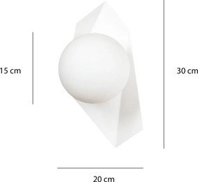 Applique DRIFTON K1 WHITE Colore Bianco