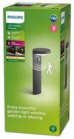 Philips - Lampada da esterno a LED con sensore TYLA LED/9W/230V 2700K IP44