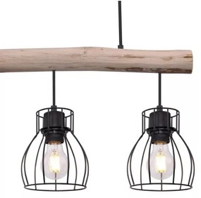 Globo 15326-3N - Lampadario a sospensione con filo MINA 3xE27/40W/230V