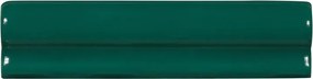 Modanatura in gres naturale Chic L 15 x L 4 cm, sp. 15 mm, verde lucido