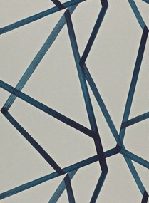 Harlequin Carta da parati Sumi - Linen/ Indigo