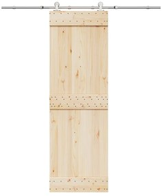 Kit Binari Porta Scorrevole 183 Cm Acciaio Inossidabile Argento /