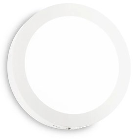 Plafoniera Contemporanea Universal Acciaio Bianco Led Integrato 19W 4000K Ip20