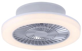 Ventilatore da soffitto grigio LED - MAKI