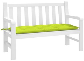 Cuscino Per Panca Verde Brillante 120x50x7 Cm İn Tessuto Oxford /