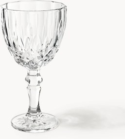 Set di 4 bicchieri da vino con scanalatura in rilievo George